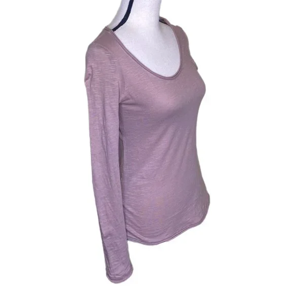 Anthropologie Pure + Gold Long Sleeve Mauve Pullover Size XS - Picture 4 of 7